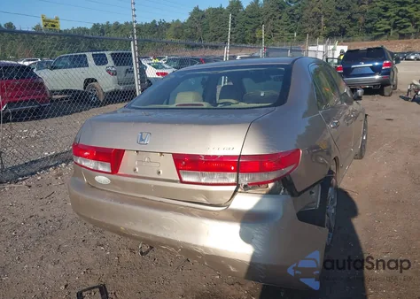 2003 Honda Accord 2.4 Ex из США, поврежденный, VIN 1HGCM56643A136707